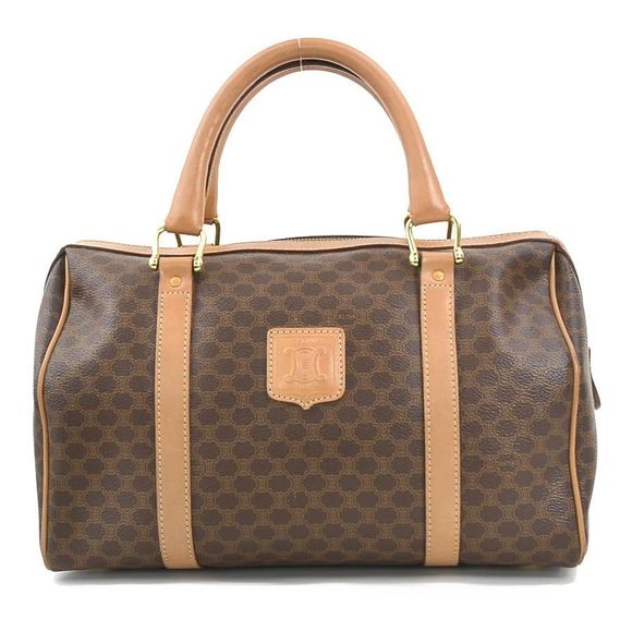 Celine Leather Handbag brown Macadam - Picture 1 of 5